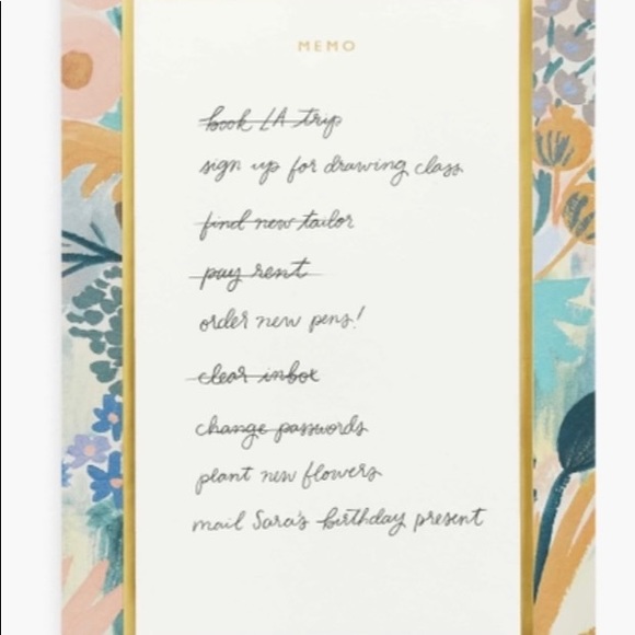 New! Rifle Paper Co. Notepad & Notebook Set - Picture 4 of 6